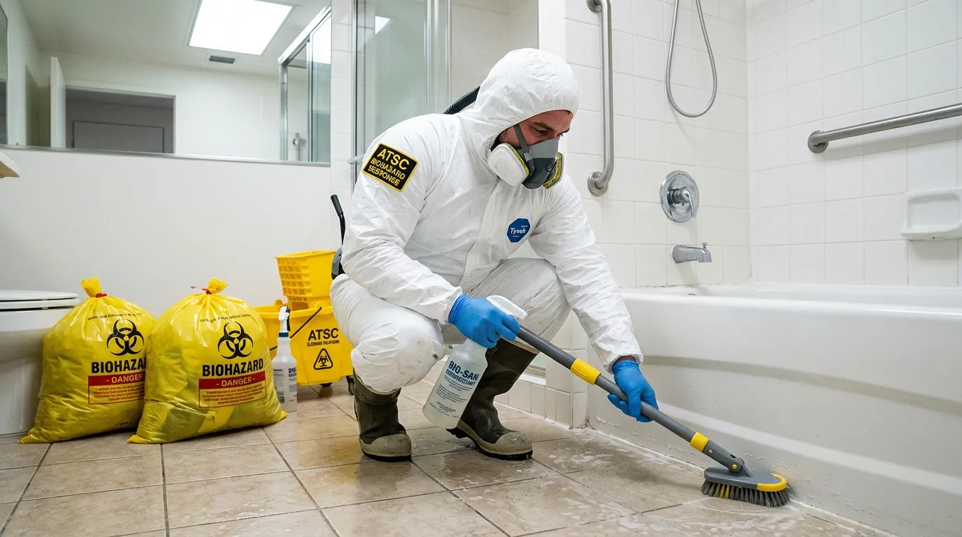 Decontamination equipment deployed for Blood Cleanup in Wilkinsburg